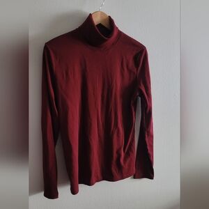 Vtg Jones New York cotton turtleneck Women's XL maroon